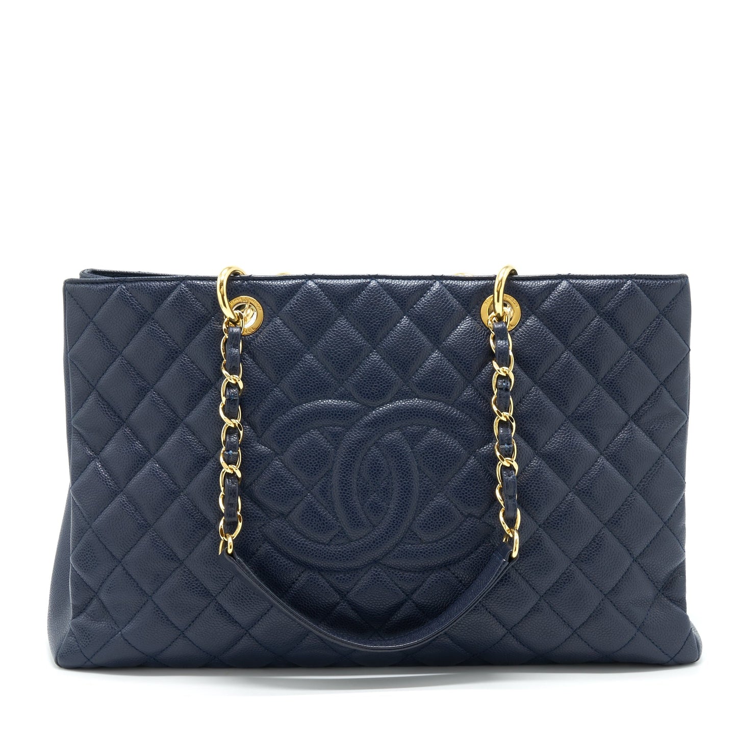 Chanel Grand Shopping Tote XL Caviar Navy