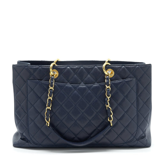 Chanel Grand Shopping Tote XL Caviar Navy