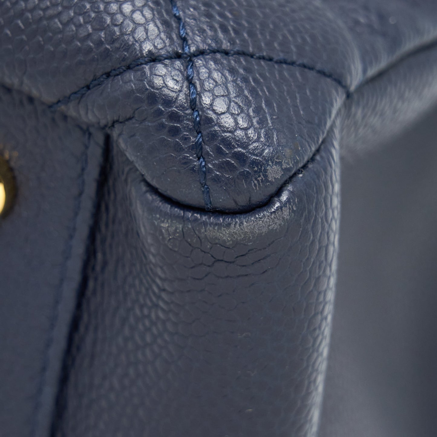 Chanel Grand Shopping Tote XL Caviar Navy