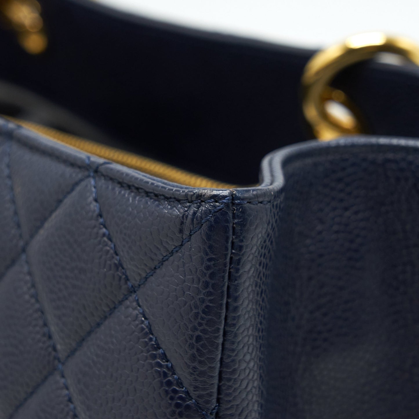 Chanel Grand Shopping Tote XL Caviar Navy