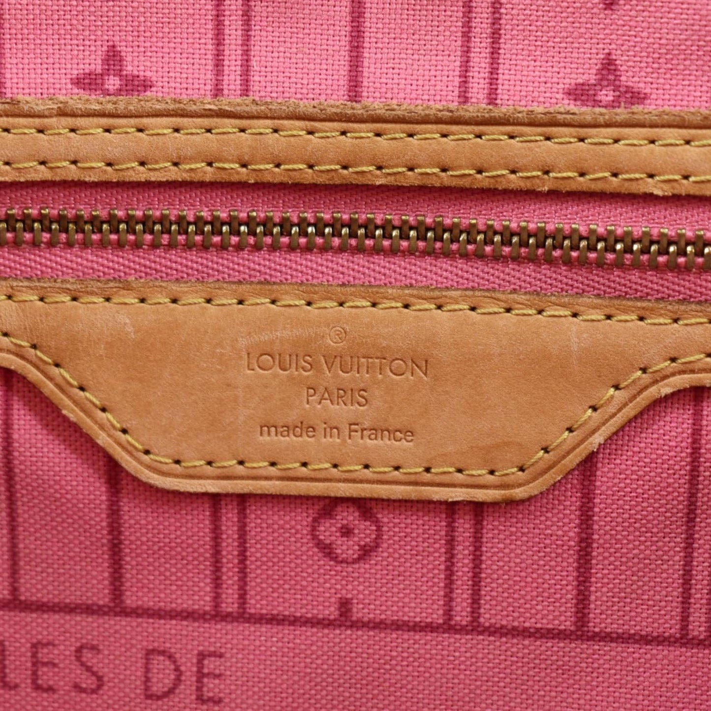 LOUIS VUITTON Limited Edition Neverfull MM Roses Monogram Canvas Shoulder Bag Brown