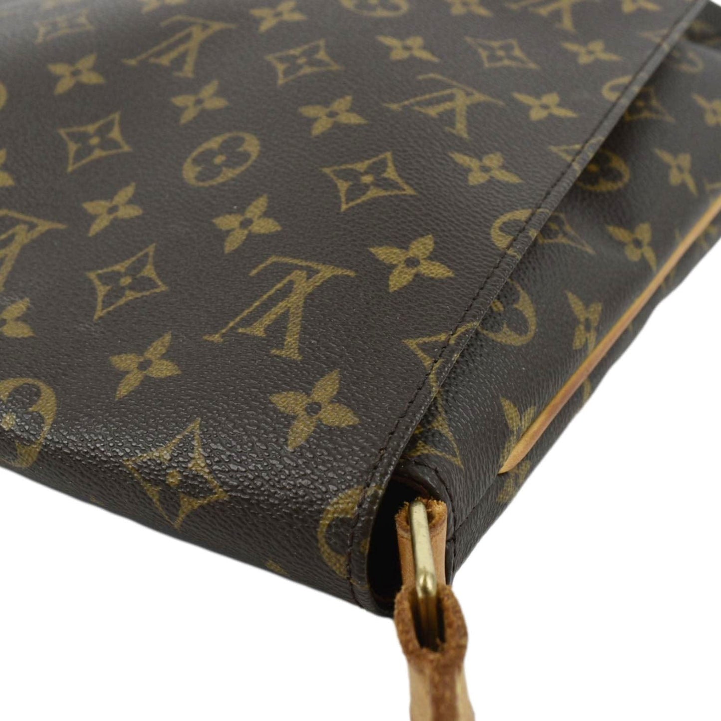LOUIS VUITTON M tte Salsa GM Monogram Canvas Crossbody Bag Brown