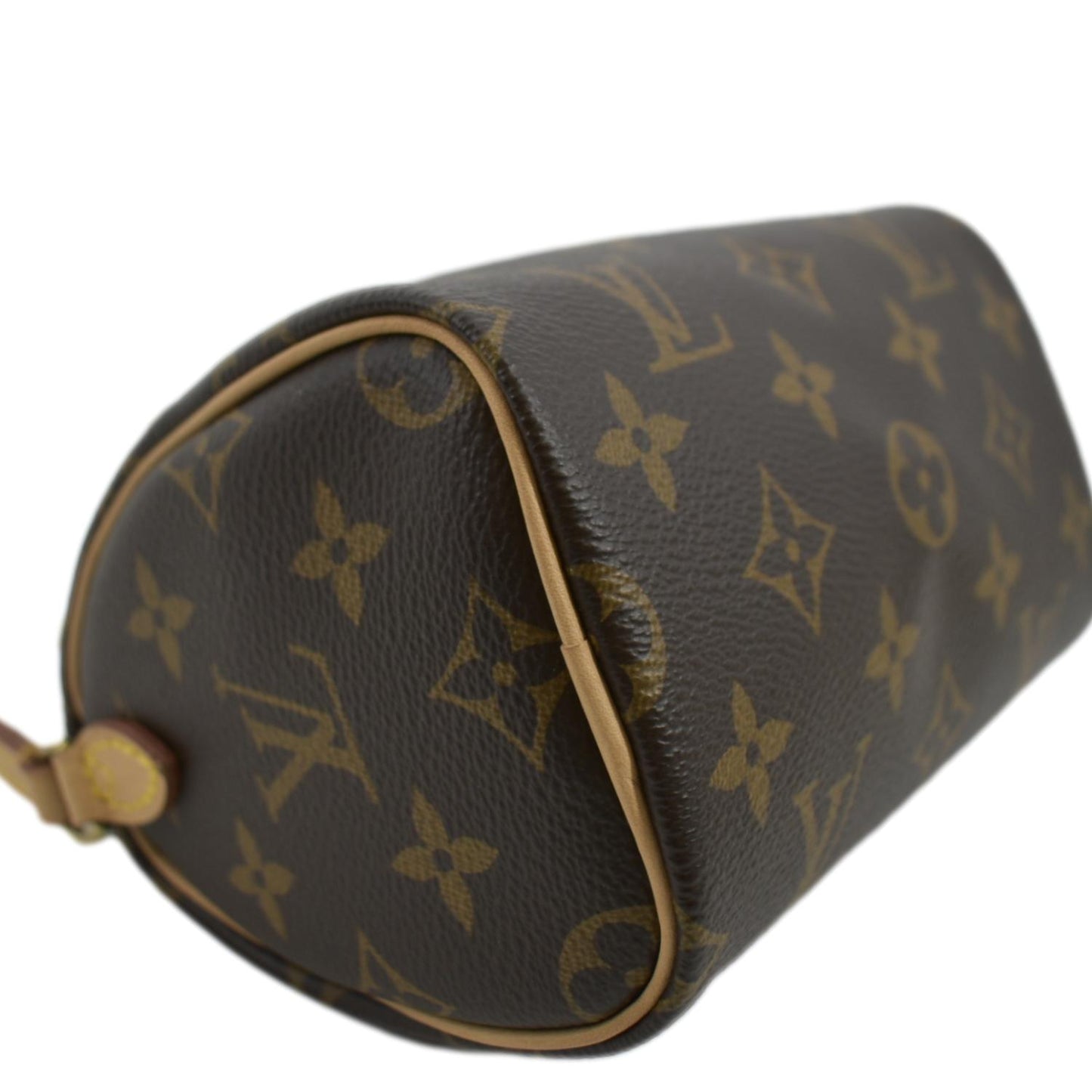 LOUIS VUITTON Nano  Monogram Canvas Crossbody Bag Brown