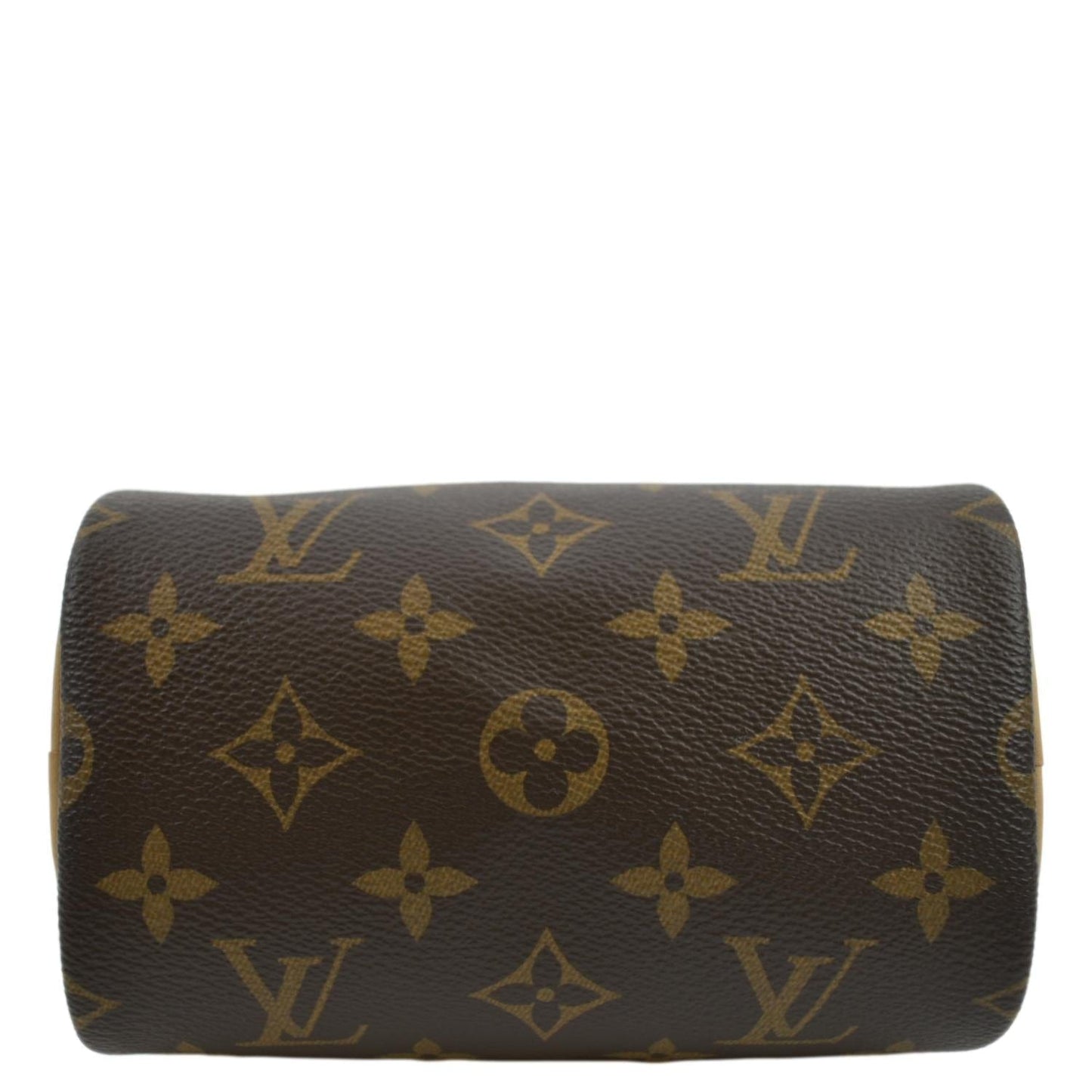 LOUIS VUITTON Nano  Monogram Canvas Crossbody Bag Brown