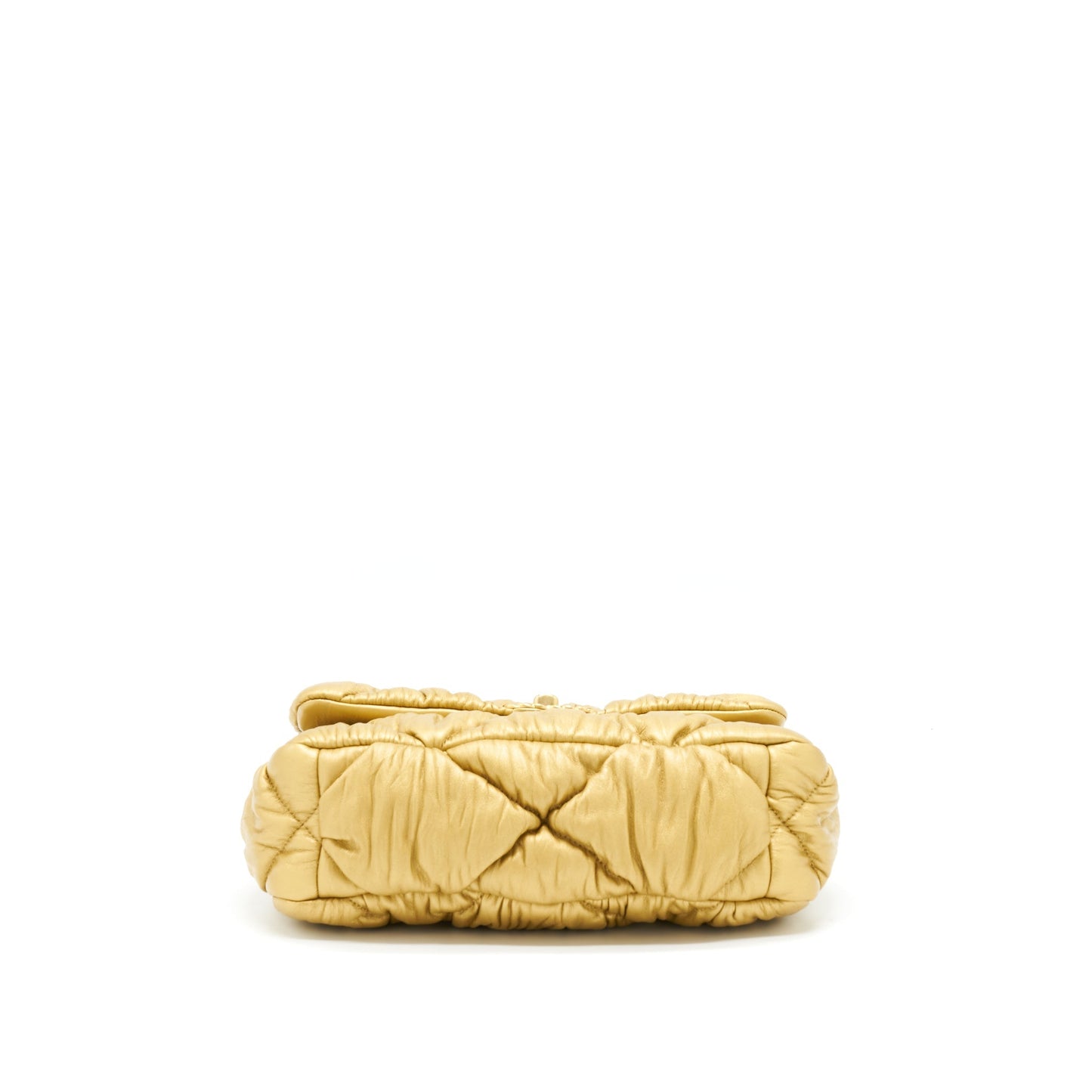 Chanel Small 19 Bag Limited Edition Lambskin Gold With Gold/Silver Hardware