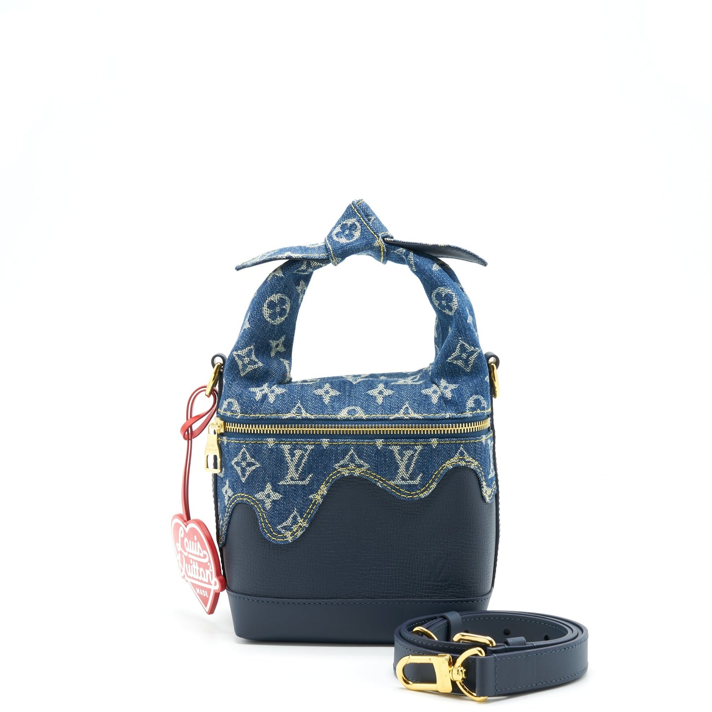Louis Vuitton Japanese Cruiser Monogram Denim / Leather Blue GHW
