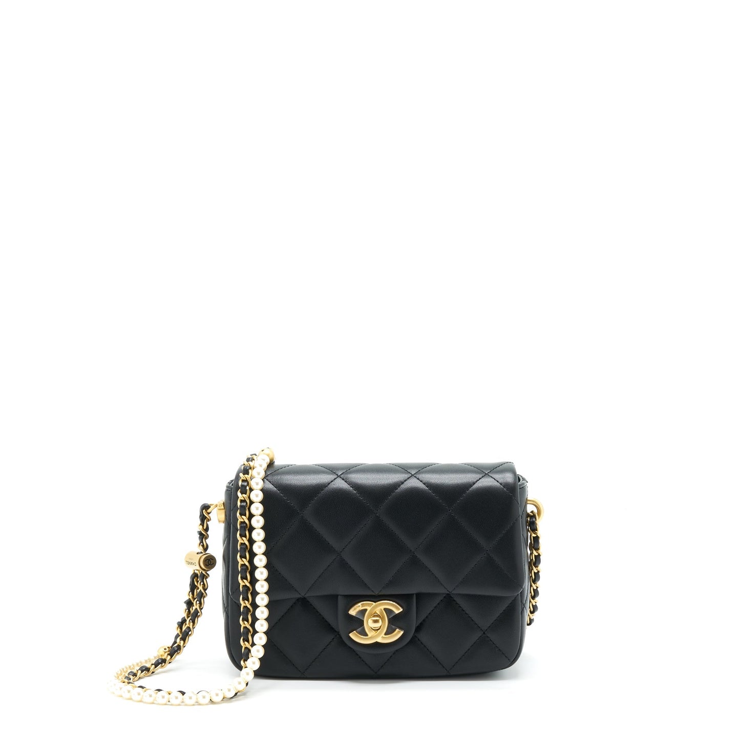 Chanel My Perfect Mini Flap Bag Lambskin Black