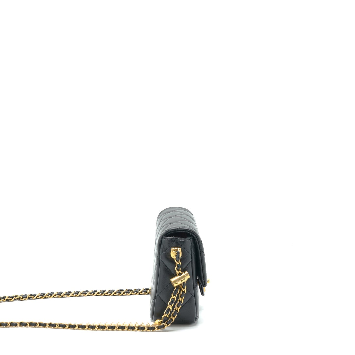 Chanel My Perfect Mini Flap Bag Lambskin Black