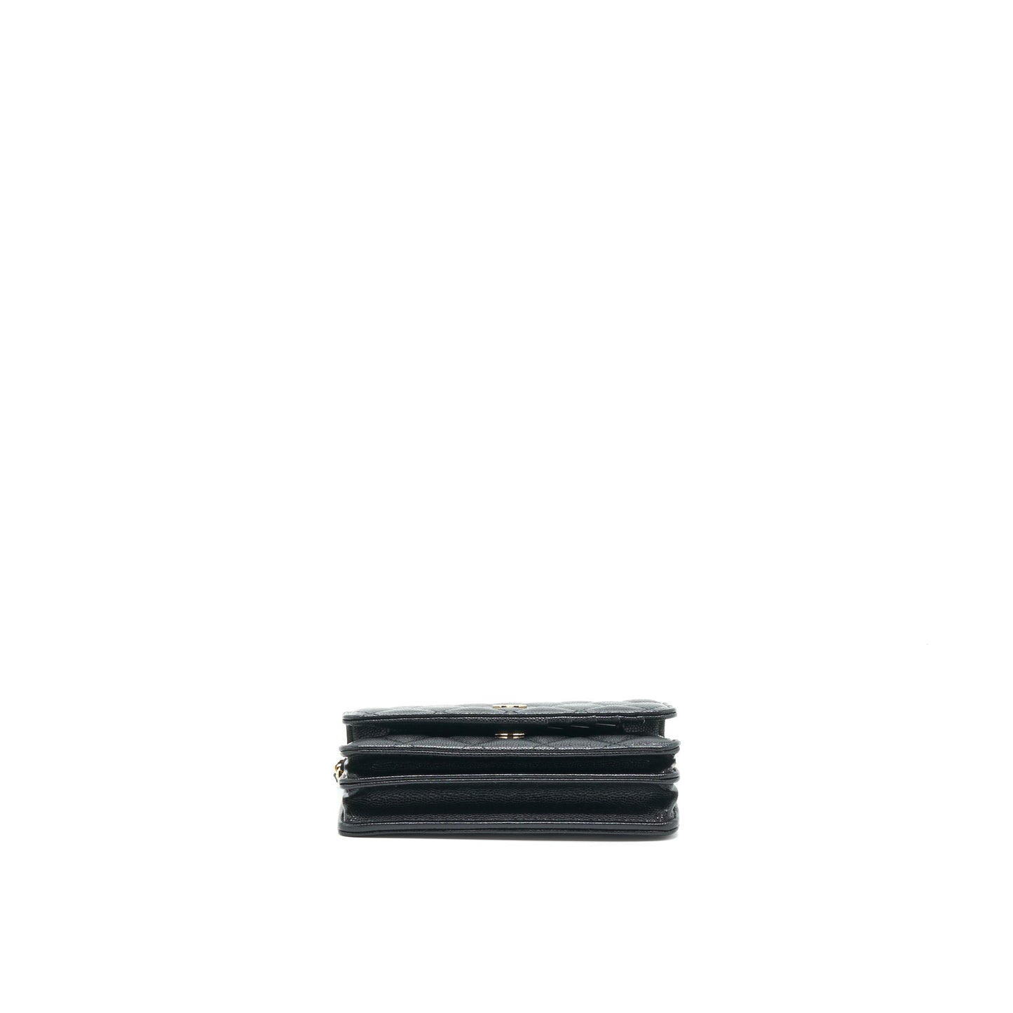 Chanel Mini Wallet On Chain Caviar Black L