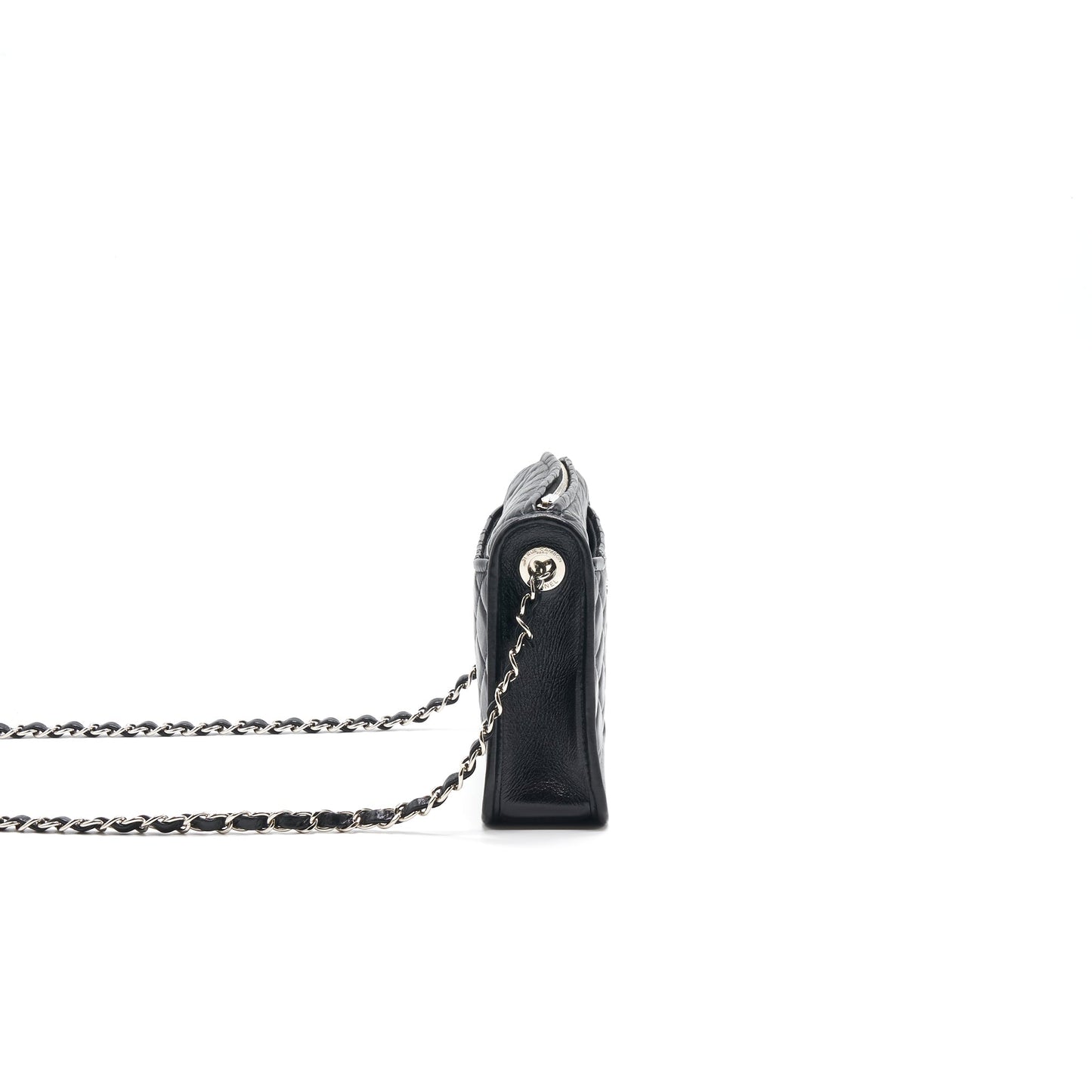 Chanel 18B Calfskin Camera Case Black SHW Handbag