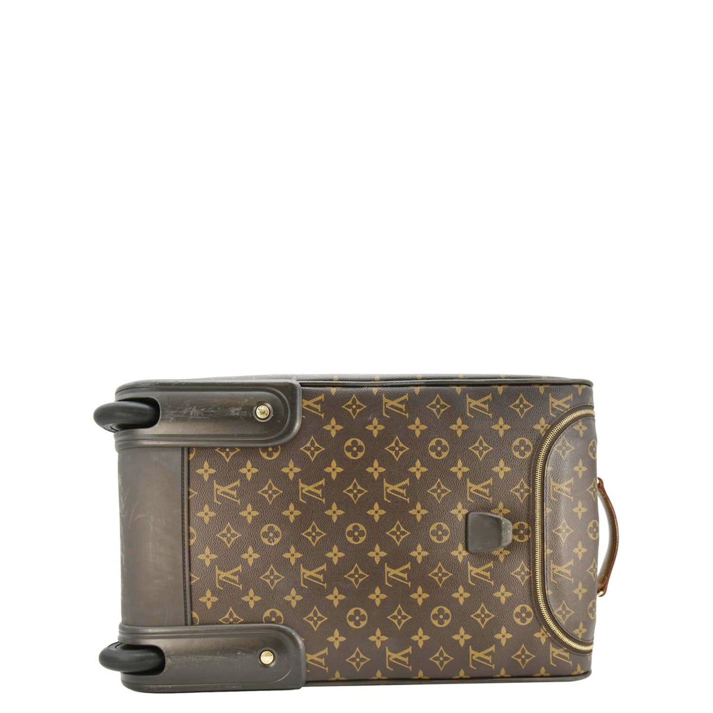 LOUIS VUITTON Eole 50 Monogram Canvas Rolling Luggage Bag Brown