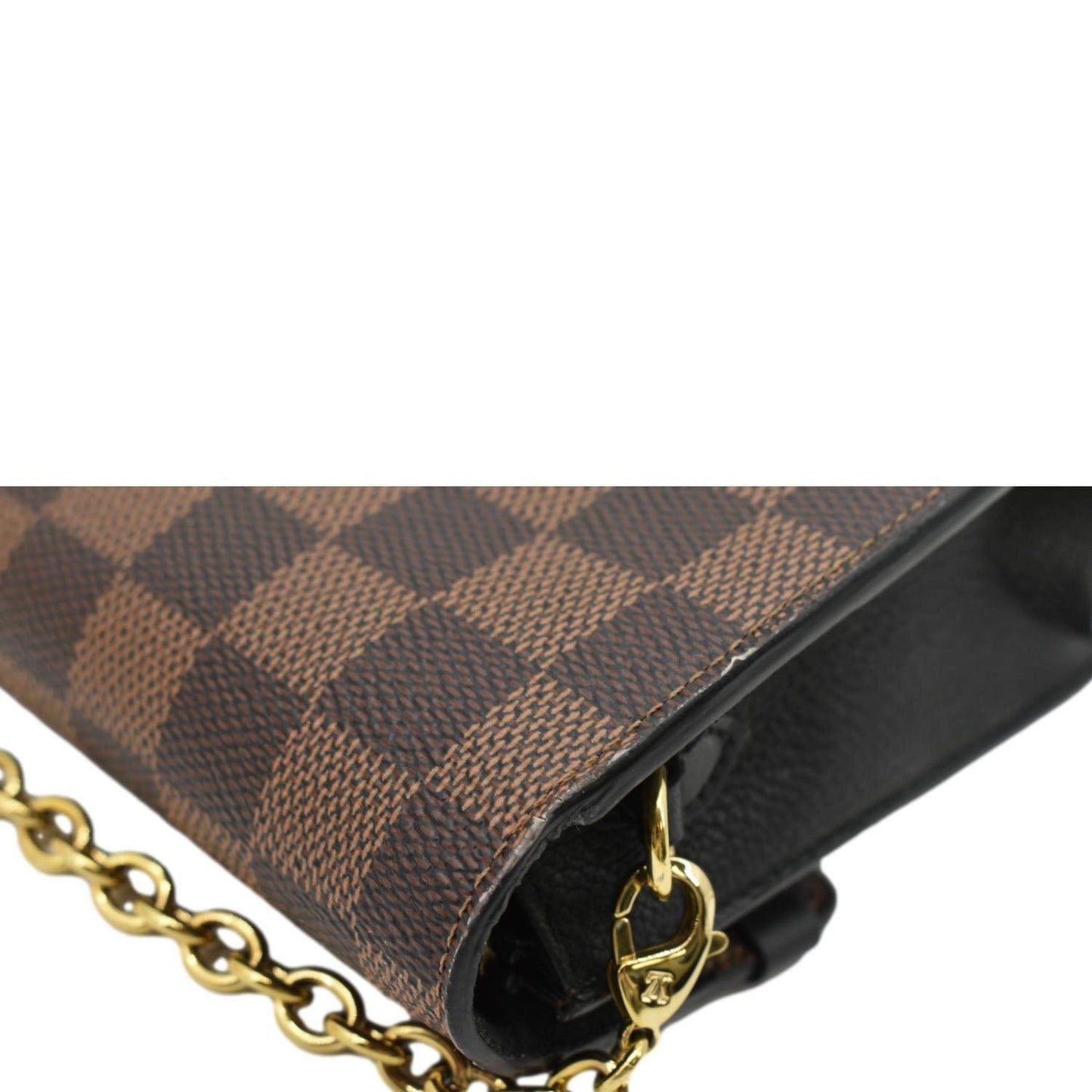 LOUIS VUITTON Vavin PM Damier Ebene Shoulder Bag Brown