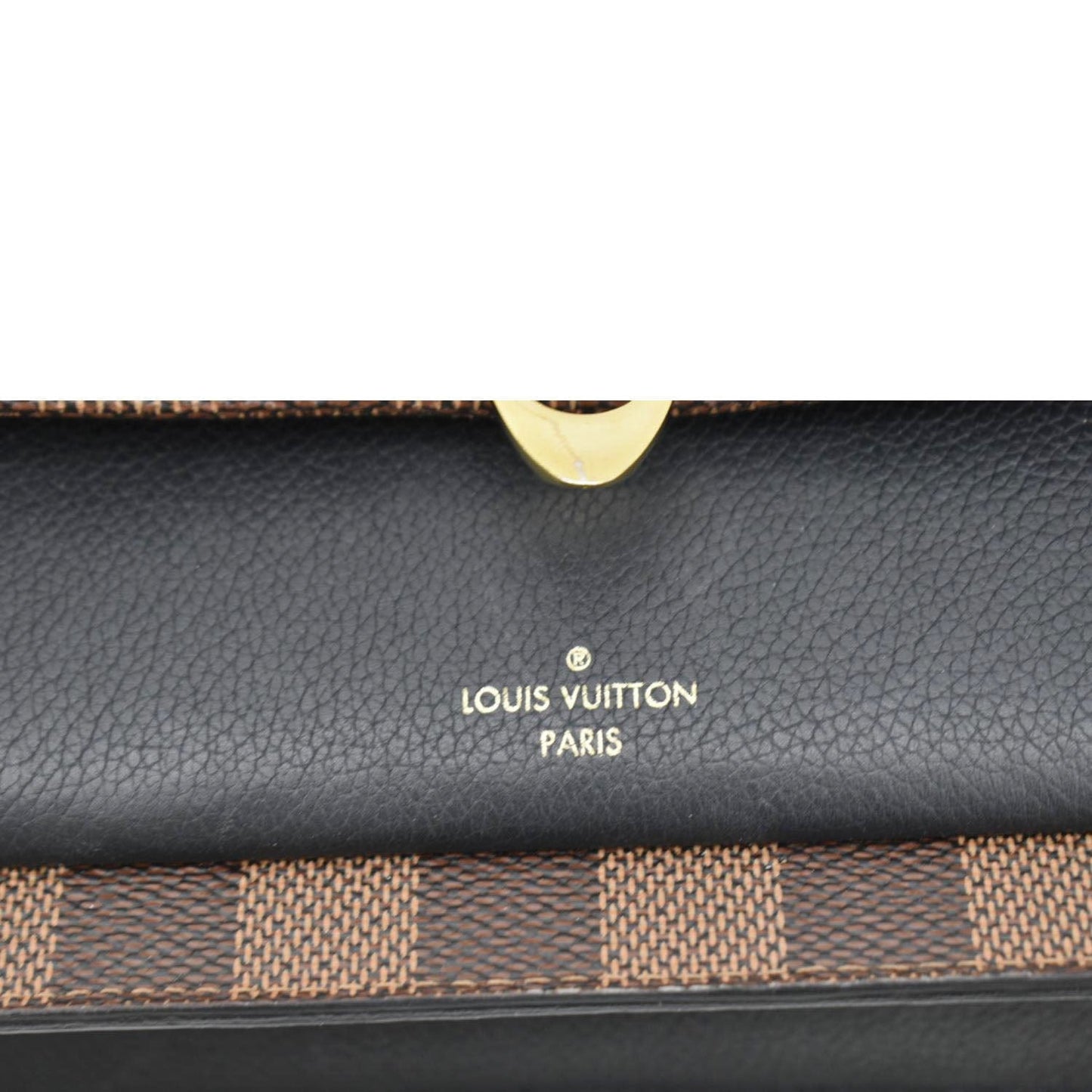 LOUIS VUITTON Vavin PM Damier Ebene Shoulder Bag Brown