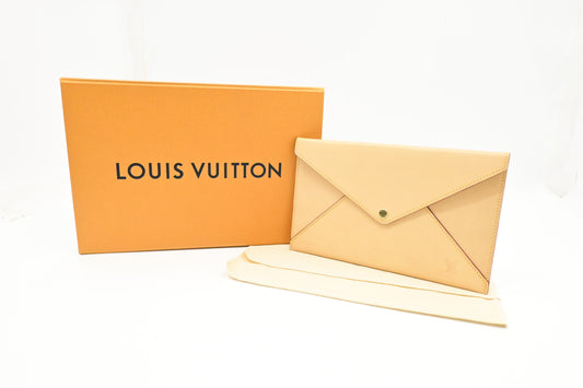 Louis Vuitton Envelope Clutch in Nomade Leather