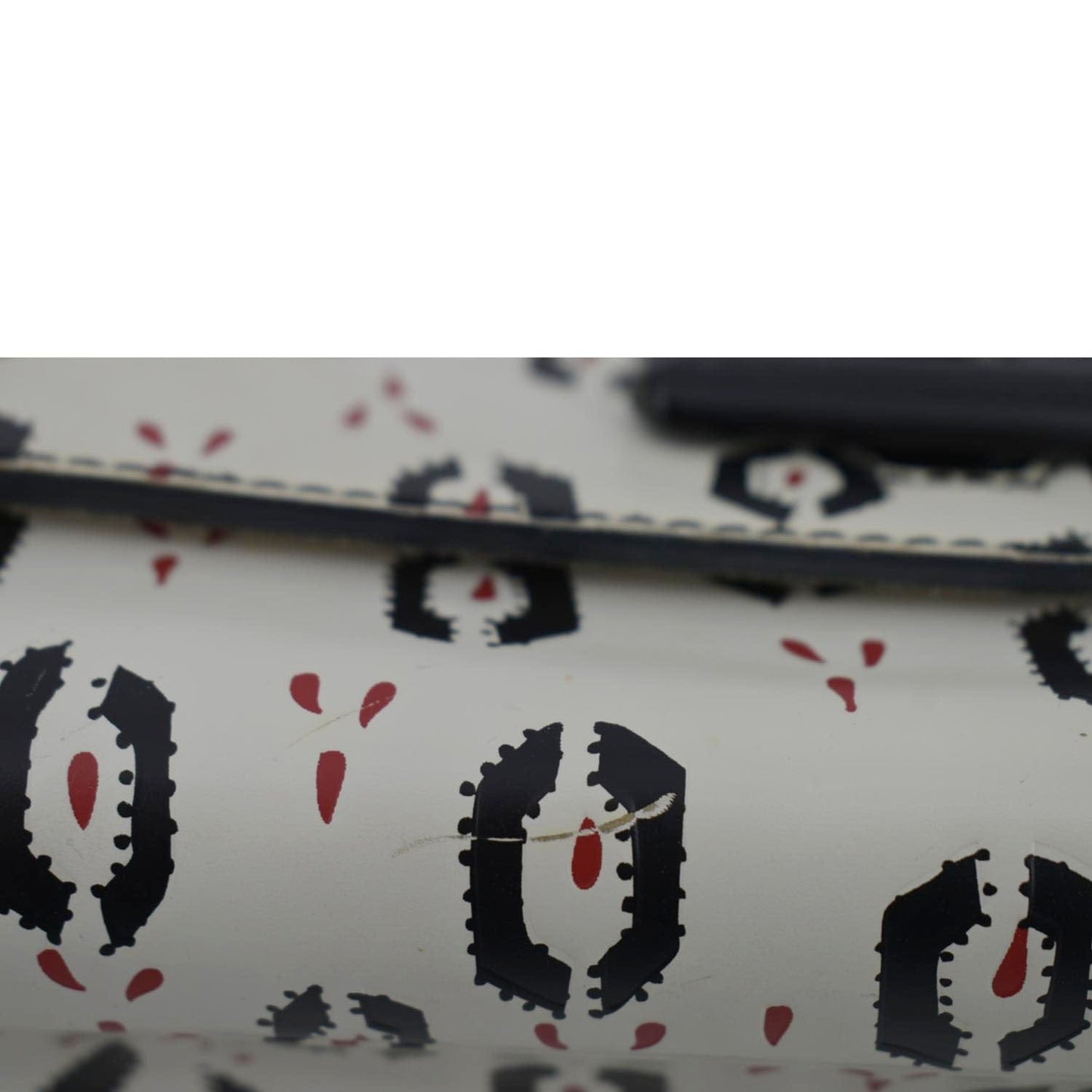 LOUIS VUITTON LV Twist Graphic MM Leather Shoulder Bag Black