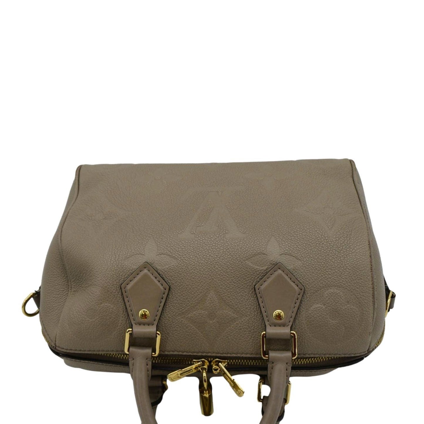 LOUIS VUITTON  25 Bandouliere Monogram Empreinte Shoulder Bag Beige