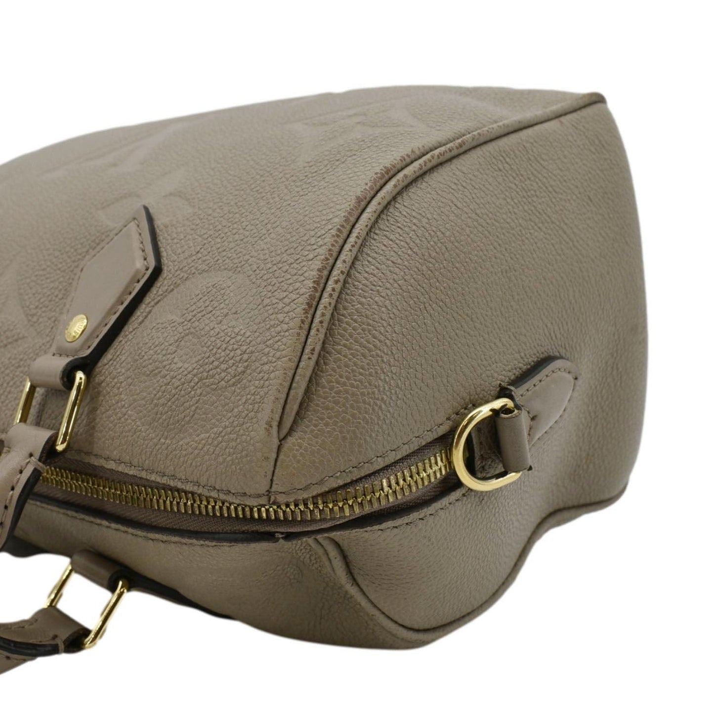 LOUIS VUITTON  25 Bandouliere Monogram Empreinte Shoulder Bag Beige
