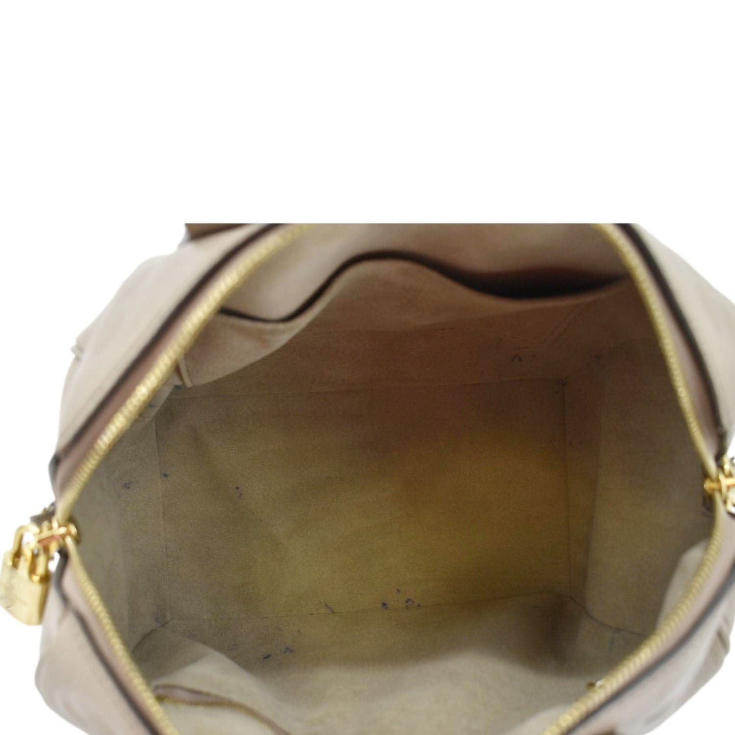 LOUIS VUITTON  25 Bandouliere Monogram Empreinte Shoulder Bag Beige