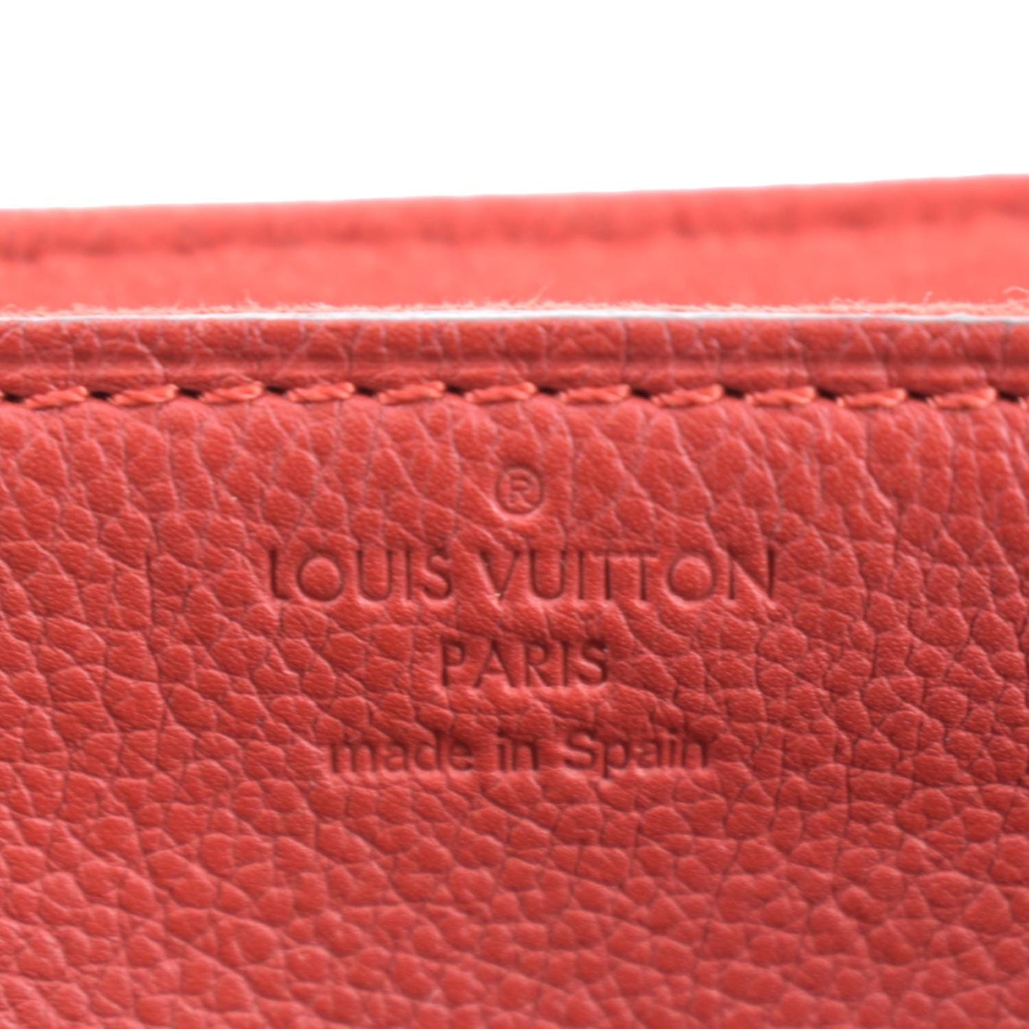 LOUIS VUITTON Pallas Chain Monogram Canvas Crossbody Bag Cherry