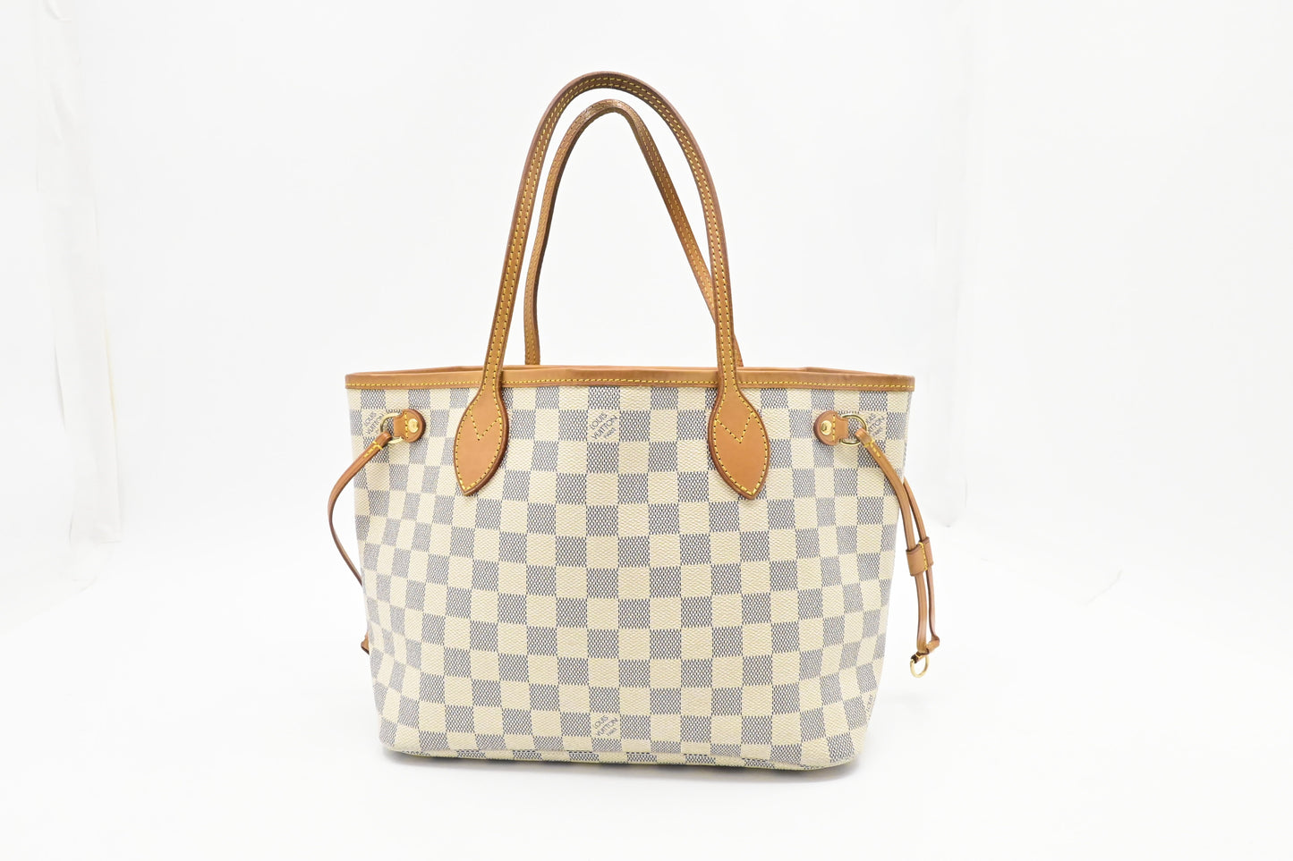 Louis Vuitton Neverfull PM in Damier Azur Canvas