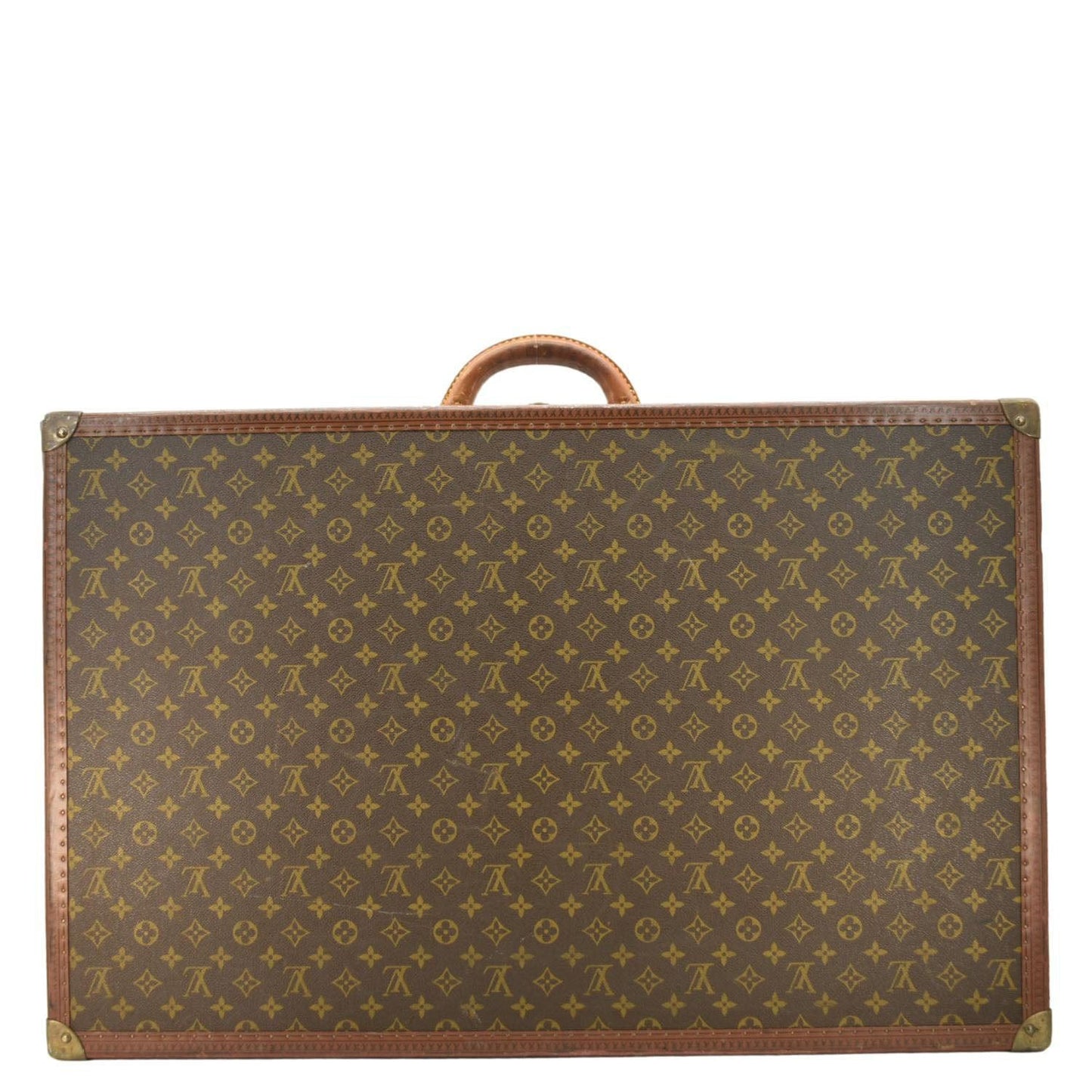 LOUIS VUITTON Bisten   Monogram Canvas Travel Suitcase Bag Brown