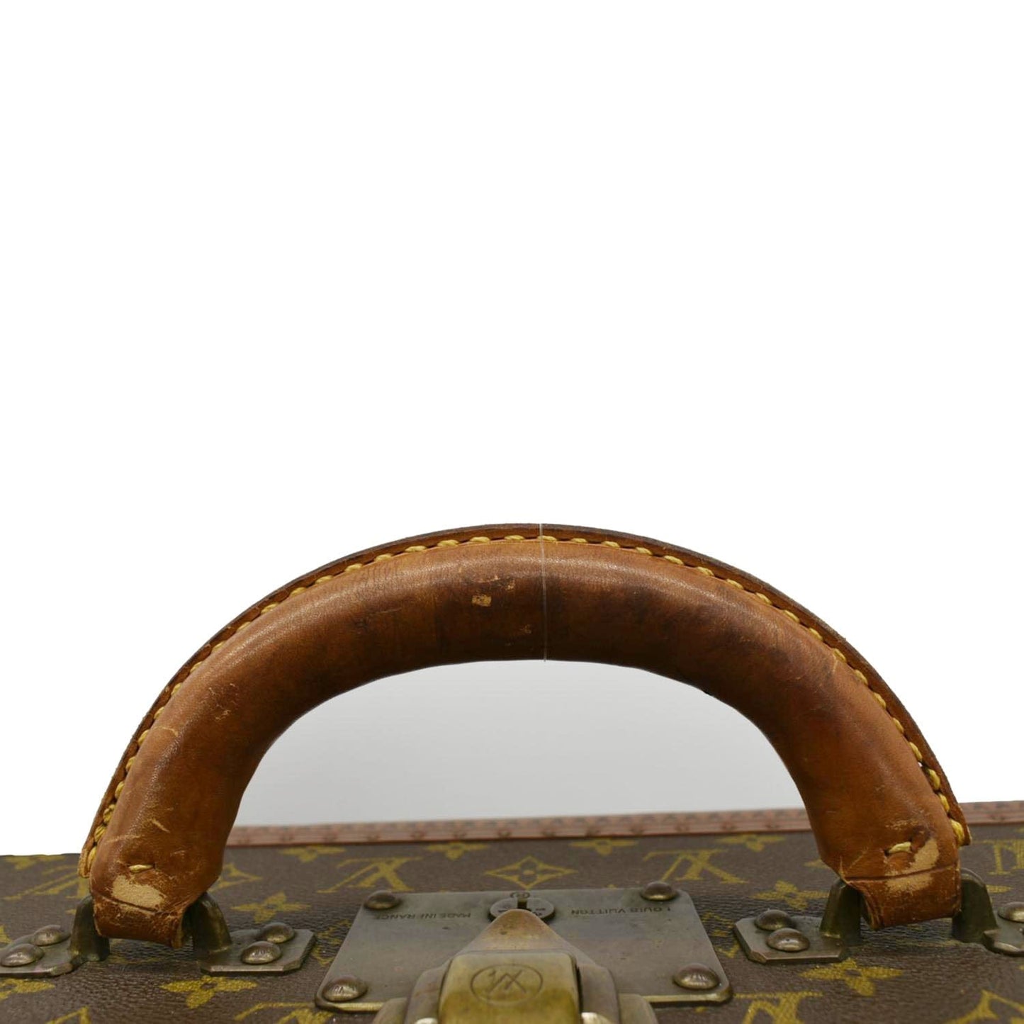 LOUIS VUITTON Bisten   Monogram Canvas Travel Suitcase Bag Brown