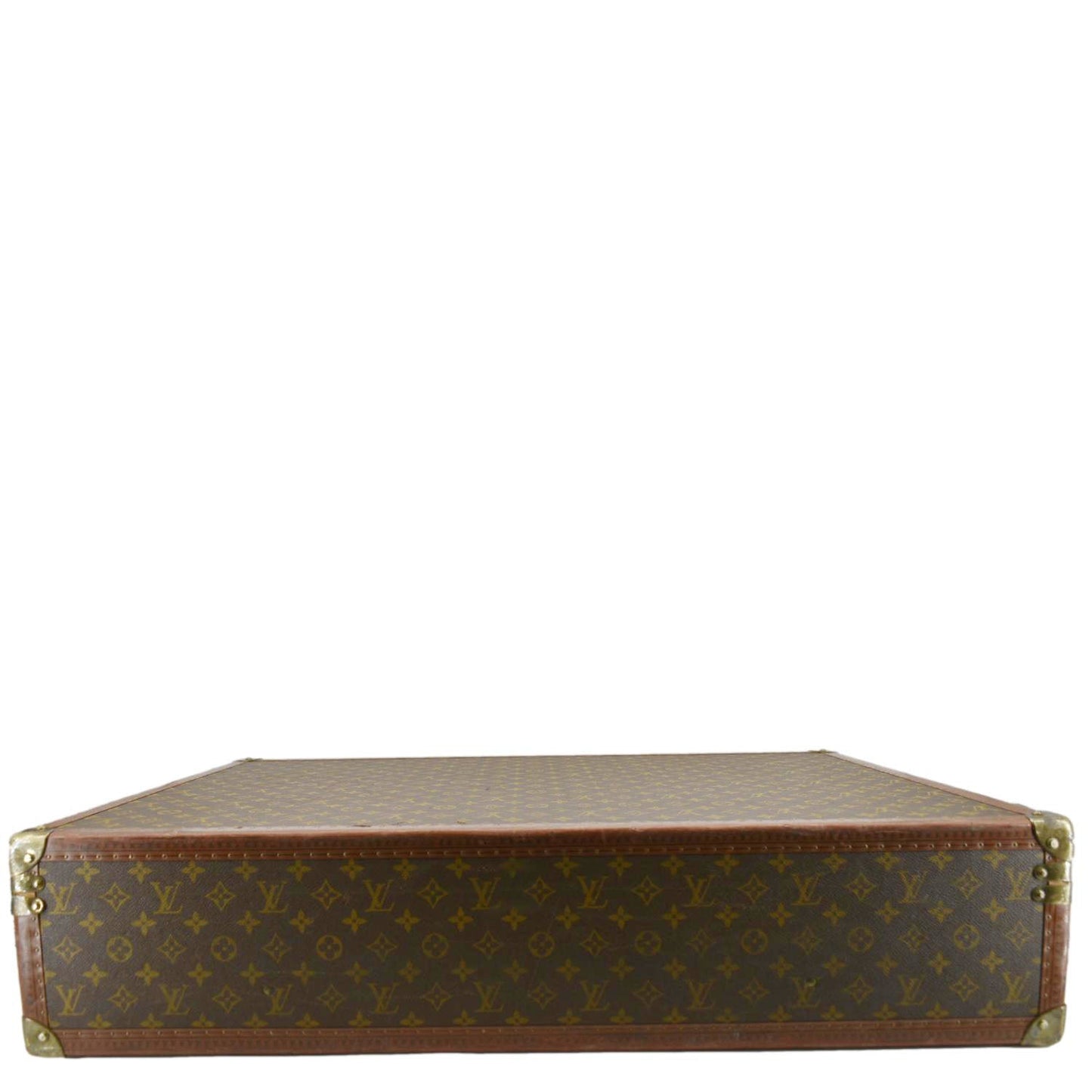 LOUIS VUITTON Bisten   Monogram Canvas Travel Suitcase Bag Brown