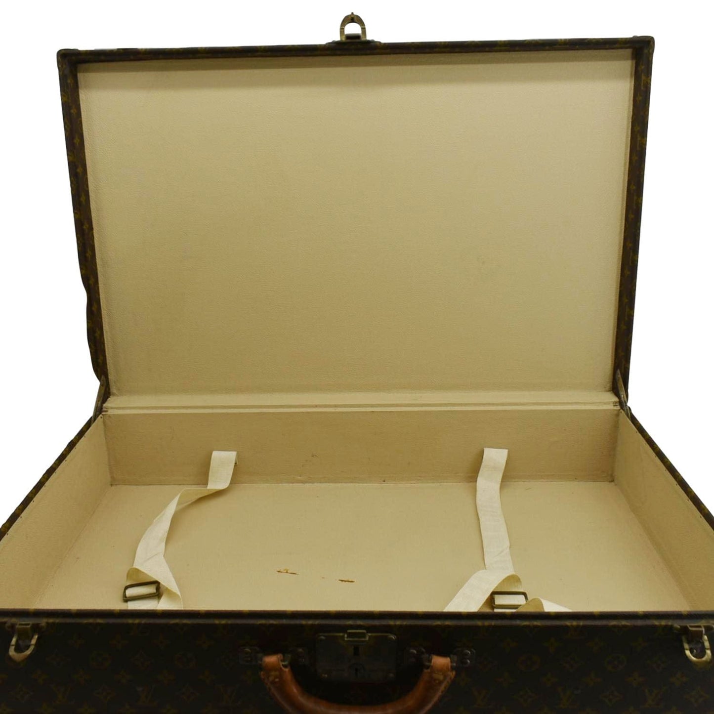 LOUIS VUITTON Bisten   Monogram Canvas Travel Suitcase Bag Brown