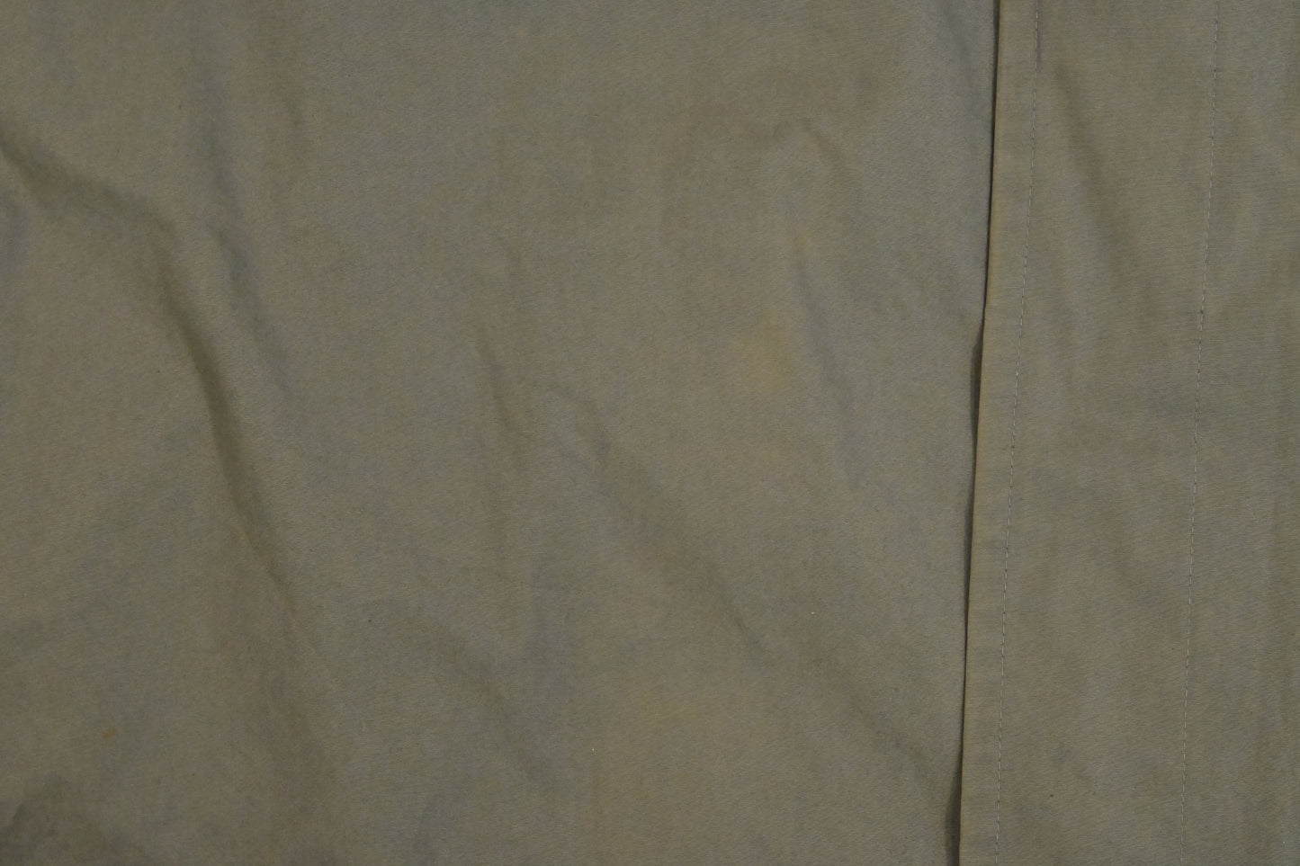 Burberry Trench Coat in Green-Grey Cotton