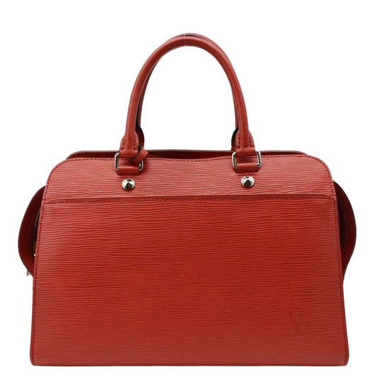 LOUIS VUITTON Vaneau MM Epi Leather Shoulder Bag Red