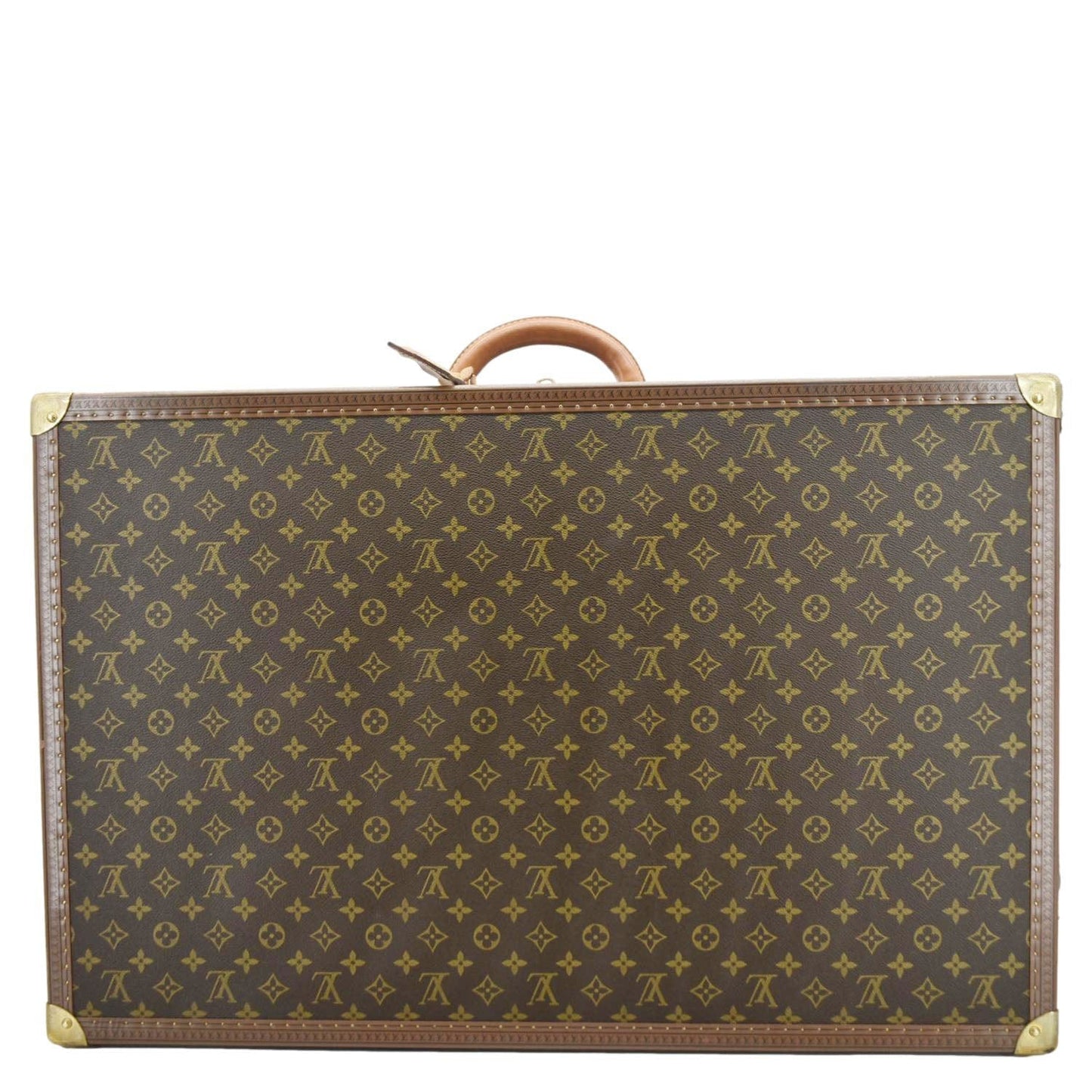 LOUIS VUITTON Bisten 75   Monogram Canvas Travel Suitcase Bag Brown