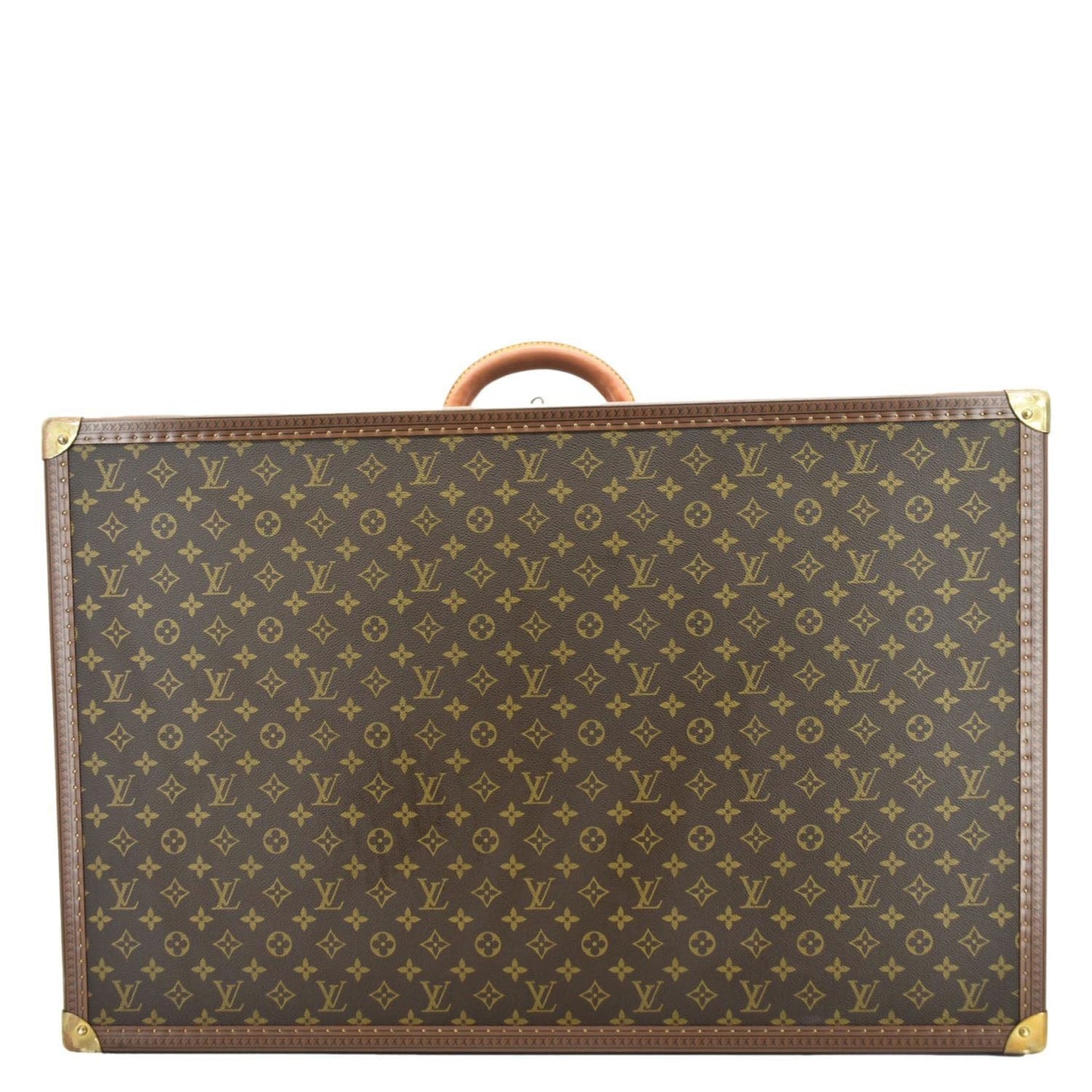 LOUIS VUITTON Bisten 75   Monogram Canvas Travel Suitcase Bag Brown