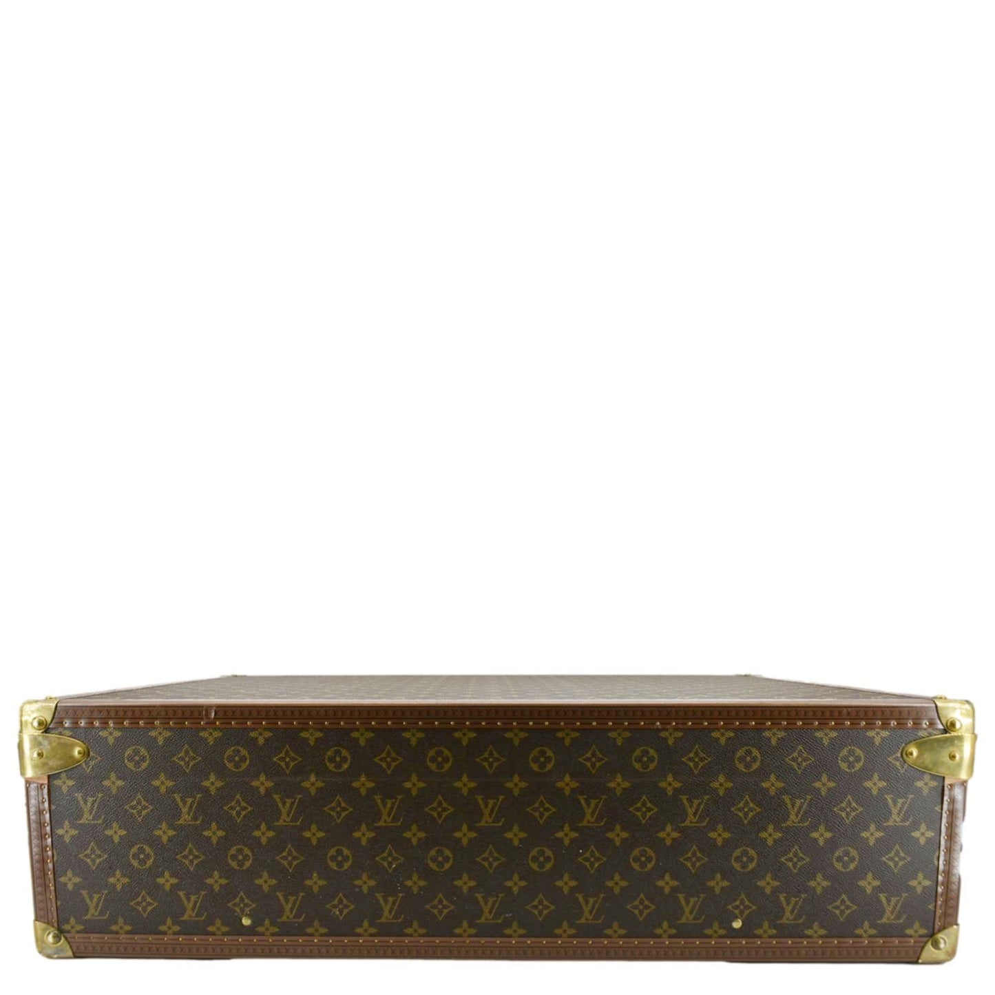 LOUIS VUITTON Bisten 75   Monogram Canvas Travel Suitcase Bag Brown