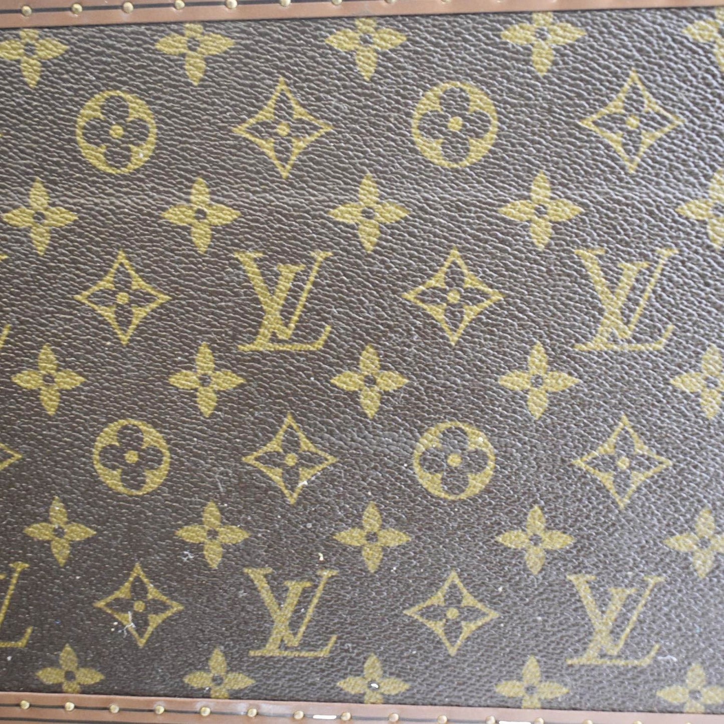 LOUIS VUITTON Bisten 75   Monogram Canvas Travel Suitcase Bag Brown