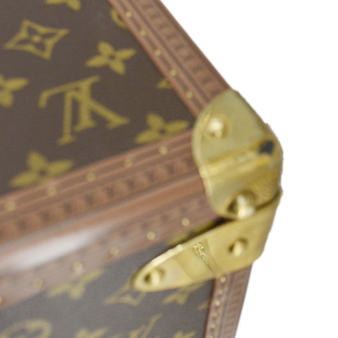 LOUIS VUITTON Bisten 75   Monogram Canvas Travel Suitcase Bag Brown