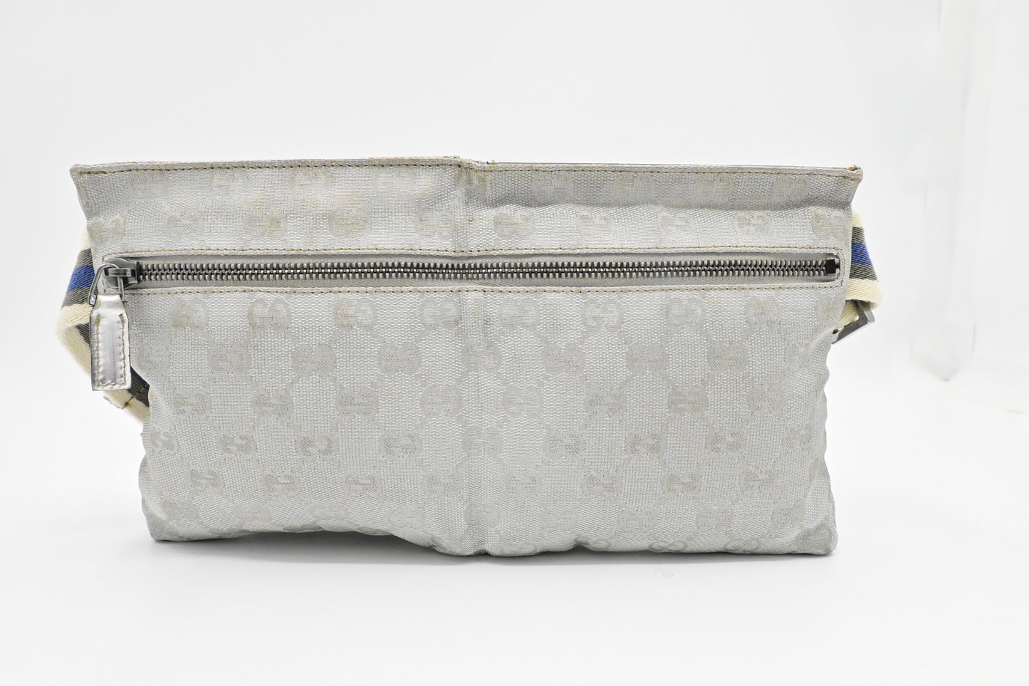 Gucci Waist Bag in Silver GG Canvas