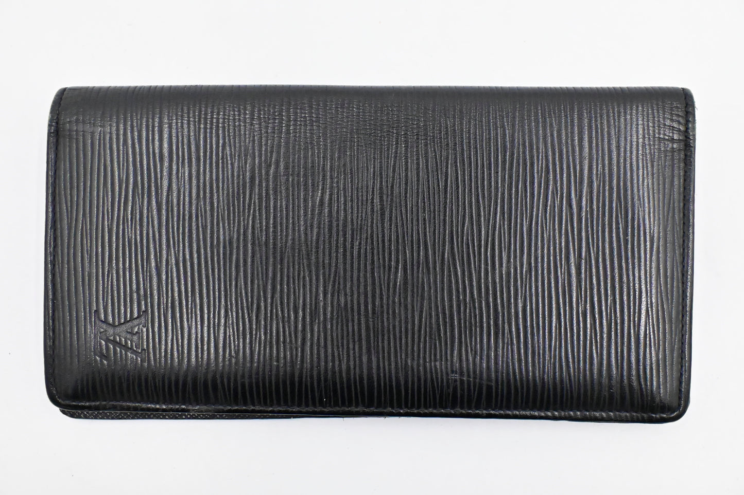 Louis Vuitton Brazza Wallet in Black Epi Leather