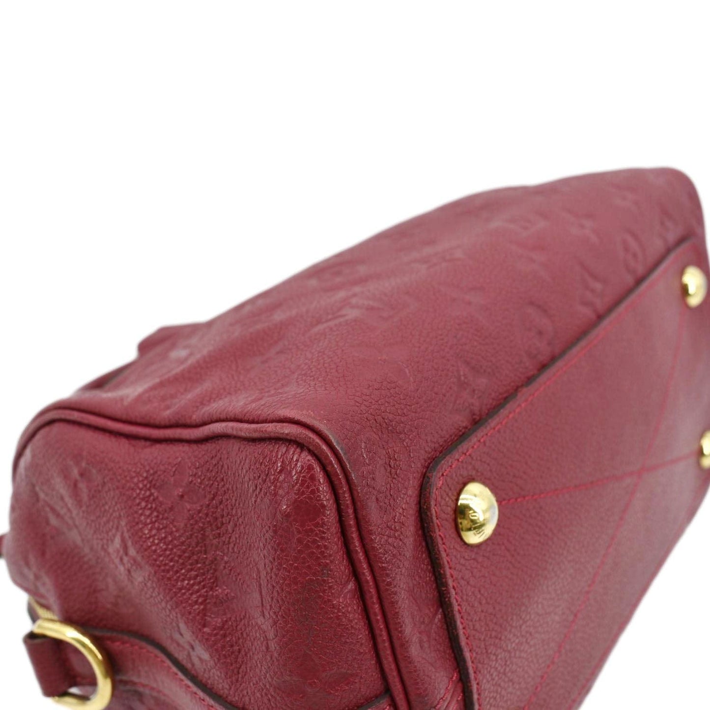 LOUIS VUITTON  25 Bandouliere Monogram Empreinte Crossbody Bag Fuchsia
