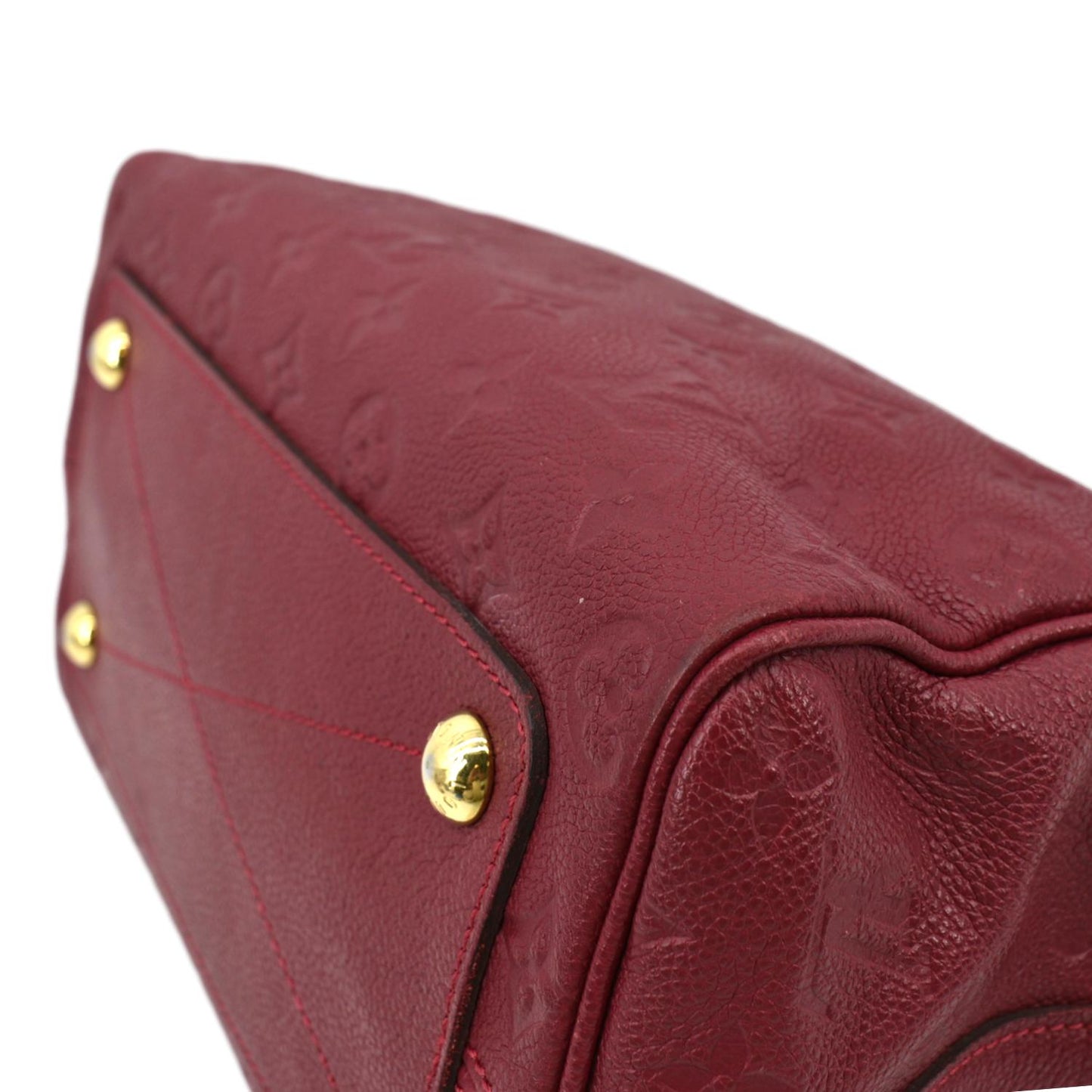 LOUIS VUITTON  25 Bandouliere Monogram Empreinte Crossbody Bag Fuchsia