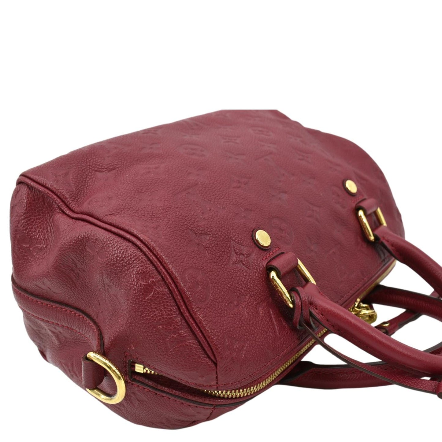 LOUIS VUITTON  25 Bandouliere Monogram Empreinte Crossbody Bag Fuchsia