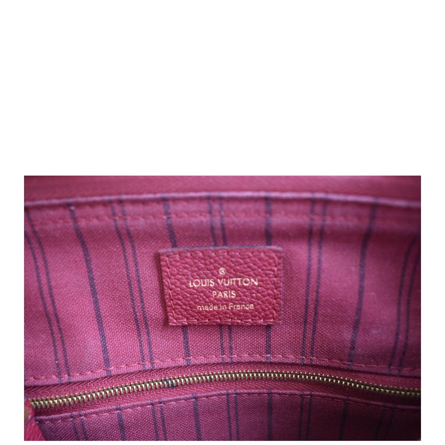 LOUIS VUITTON  25 Bandouliere Monogram Empreinte Crossbody Bag Fuchsia
