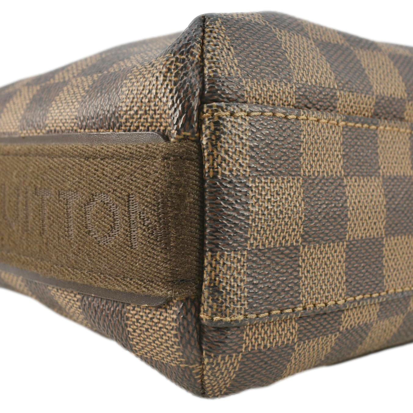 LOUIS VUITTON Trotteur Beaubourg PM Damier Ebene Crossbody Bag Brown