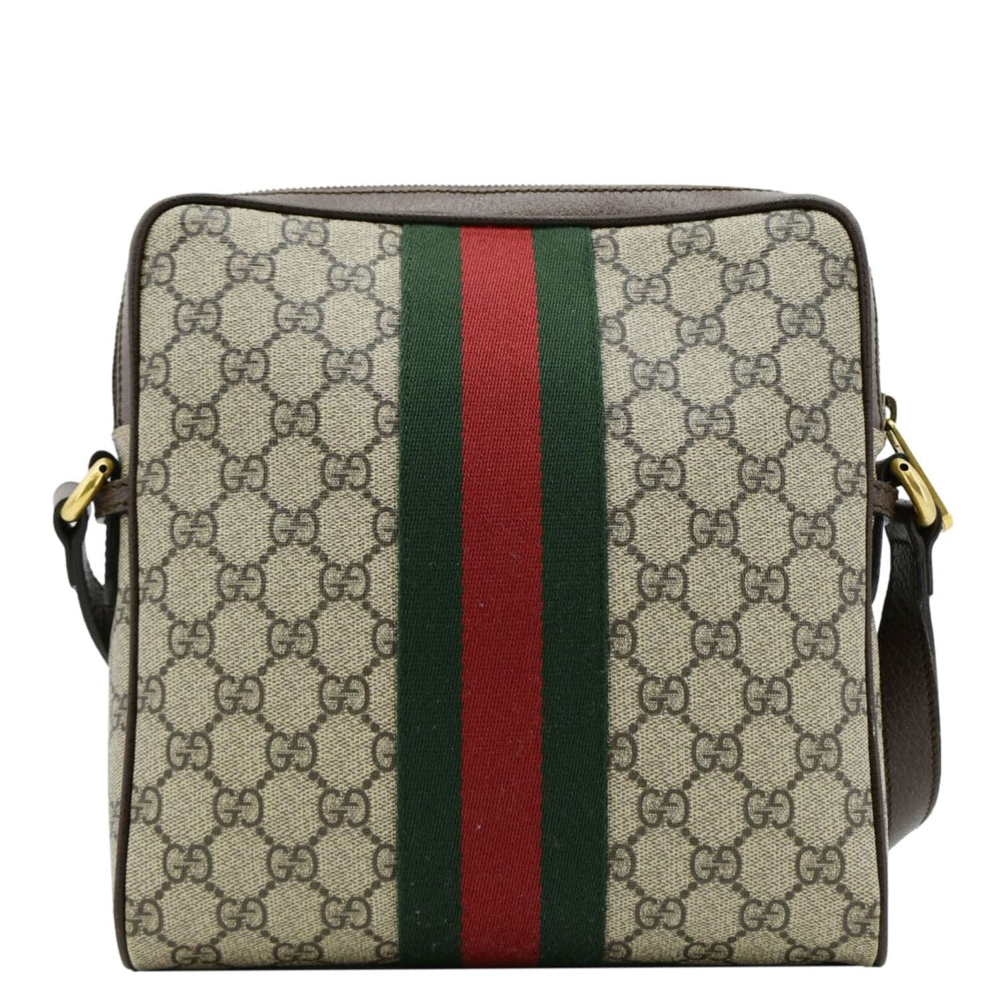 GUCCI Ophidia Small GG Canvas Messenger Bag Beige 547926