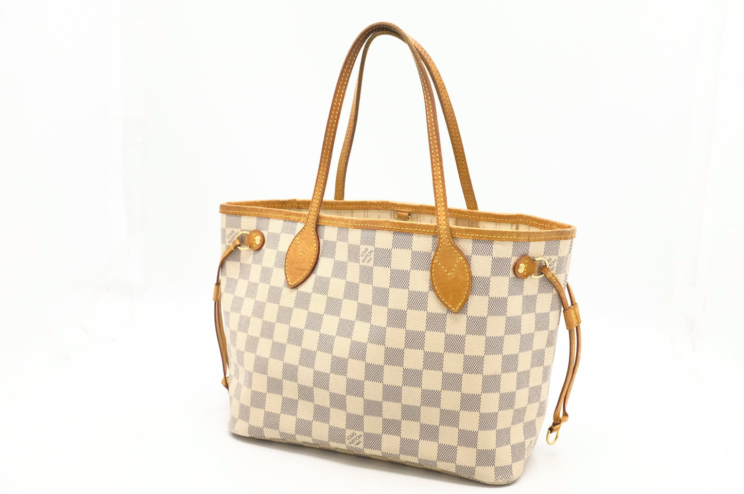 Louis Vuitton Neverfull PM in Damier Azur Canvas