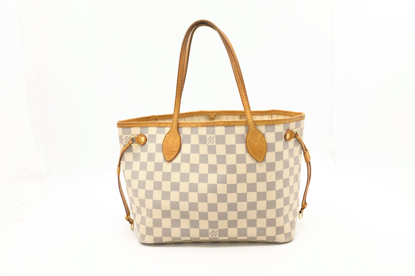 Louis Vuitton Neverfull PM in Damier Azur Canvas