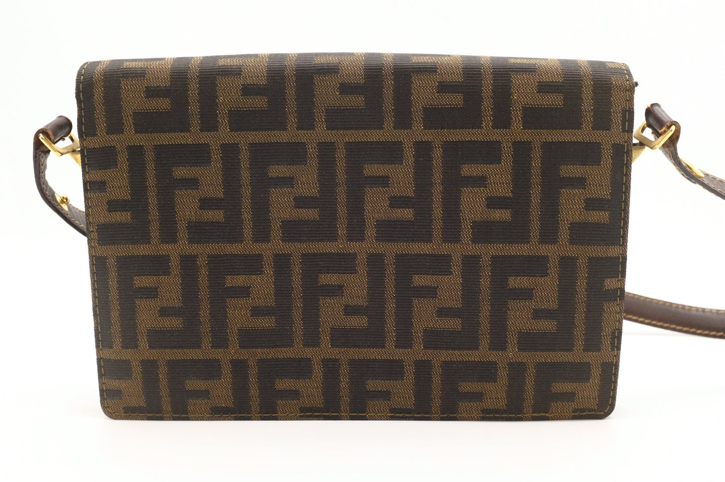Fendi Shoulder Bag in Zucca Canvas
