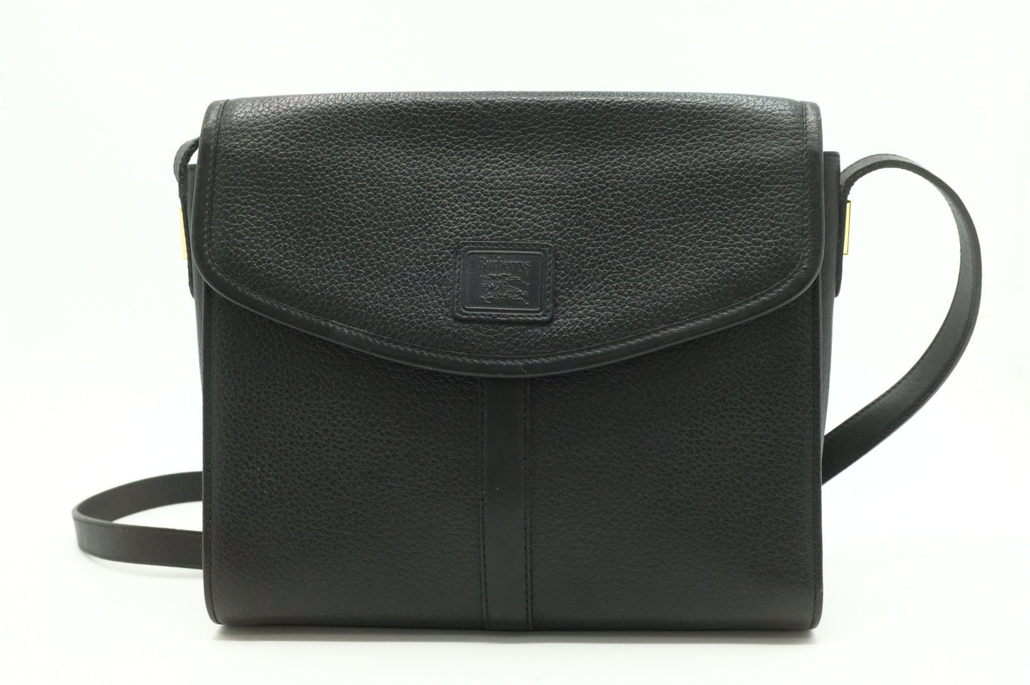 Burberry Shoulder Bag in Black Leather