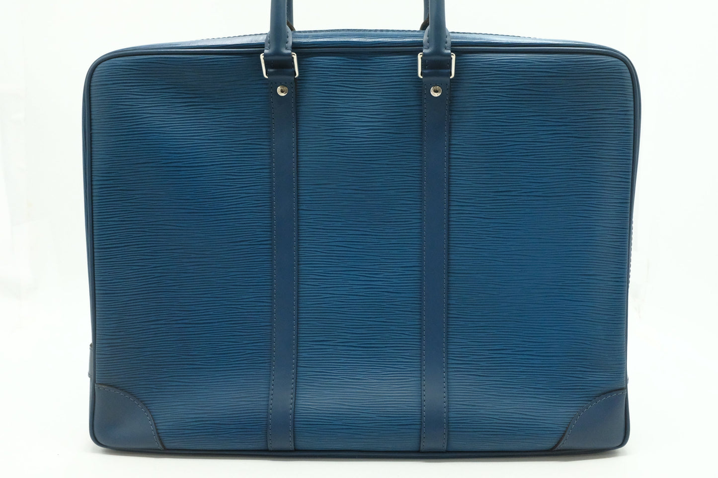 Louis Vuitton Porte Documents in Blue Epi Leather