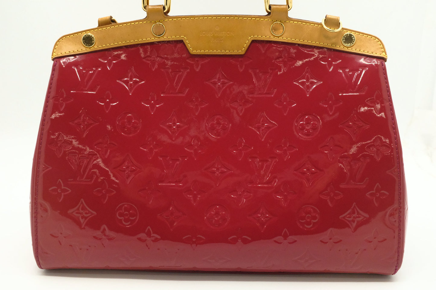 Louis Vuitton Brea in Red Vernis Leather