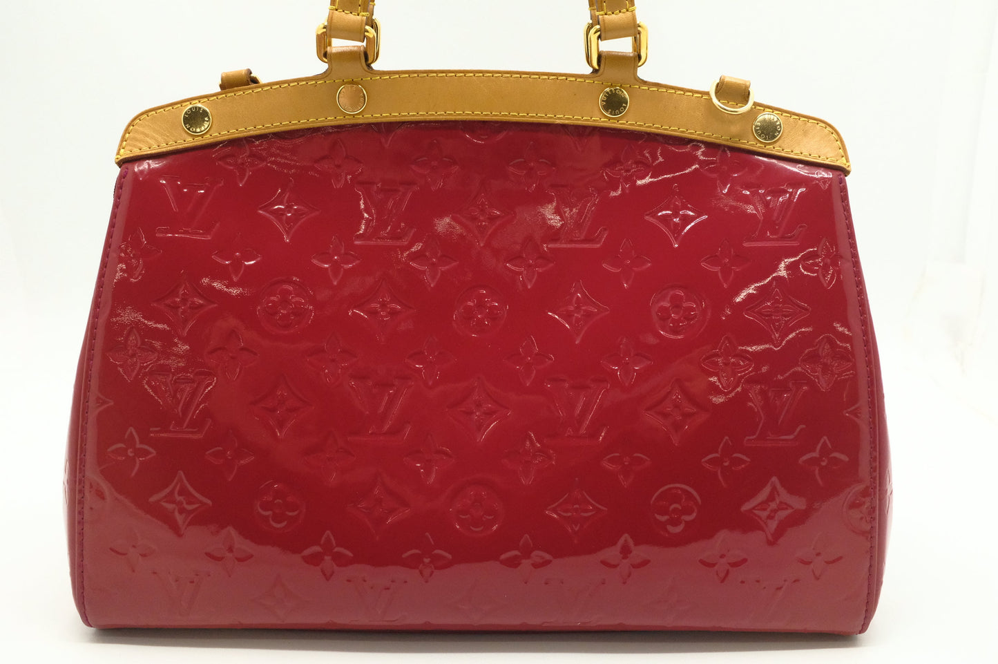 Louis Vuitton Brea in Red Vernis Leather